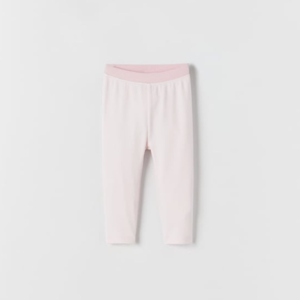 Zara Kids Combination Cropped Leggings NWT